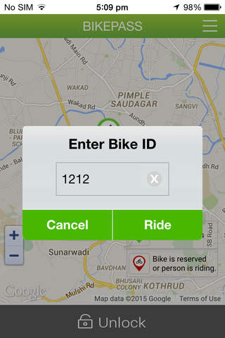 BikePass screenshot 2