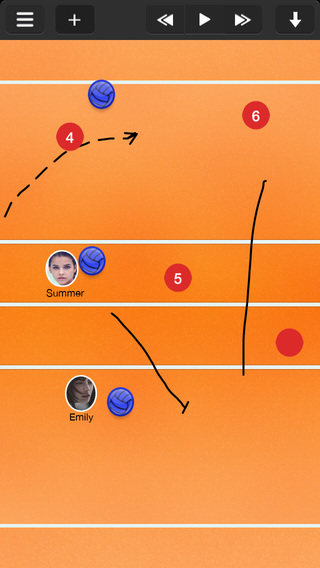 【免費運動App】Volleyball coach's clipboard-APP點子