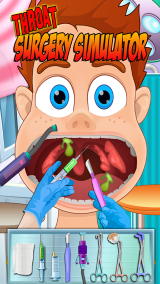Throat Surgery Simulator - Doctor Surgeon Games FREE