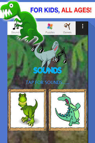 Scary Dinosaur Games for Toddlers: T-Rex Puzzles & Sounds screenshot 4