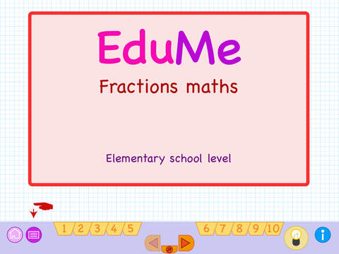 【免費教育App】EduMe - Fractions Math-APP點子