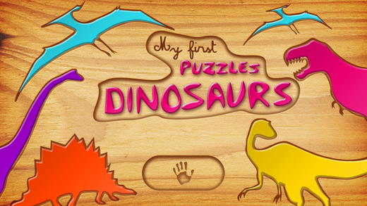 【免費遊戲App】My First Wood Puzzles: Dinosaurs - A Kid Puzzle Game for Learning Alphabet-APP點子