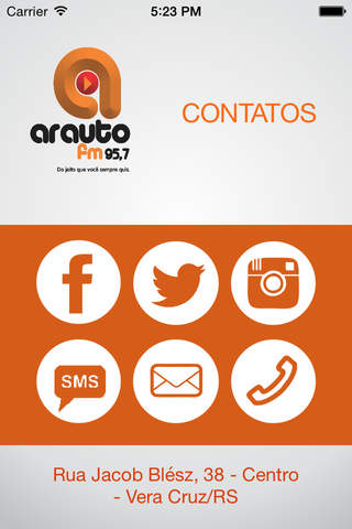 Arauto FM screenshot 2