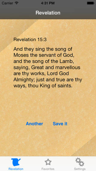 Revelation - Random verses from last book of the Bible