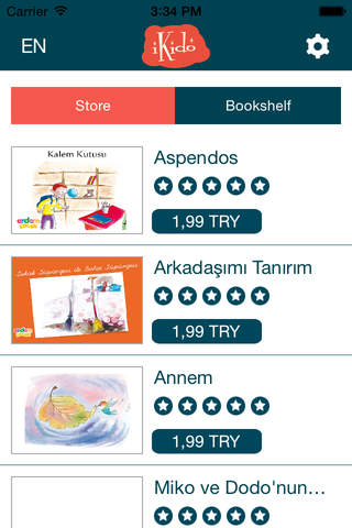 iKido Çocuk Kitapları for iPhone screenshot 2