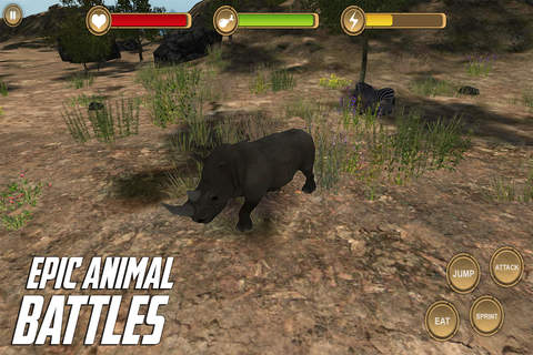Rhino Simulator - HD screenshot 3