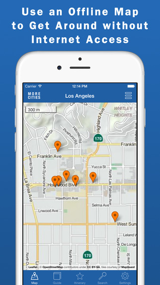 【免費旅遊App】Los Angeles Travel Guide & Offline Map-APP點子