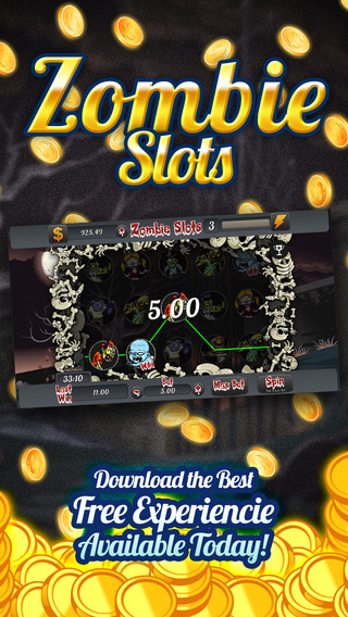 Aardwolf Haunted Zombie Slots Machine Casino - Win Progressive Chips with 777 Wild Cherries and Bonu