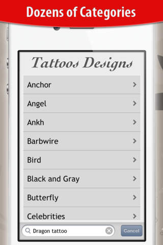 Outstanding Tattoo Designs Pro screenshot 2