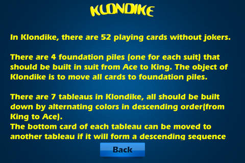 Crazy Solitaire Klondike screenshot 2