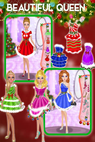 Christmas Queen Salon Pro Game screenshot 2