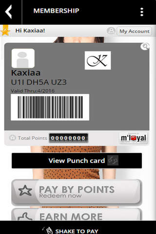 Kaxiaa mLoyal App screenshot 4