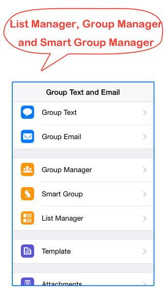 Group Text and Email