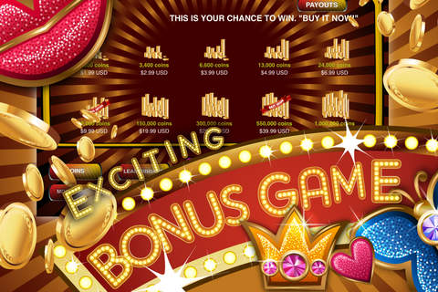 777 Double Diamond Slot Machine - The ACE Triple Spin Coin Bonus screenshot 2
