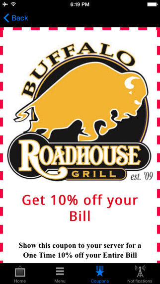 【免費生活App】Buffalo Roadhouse Grill-APP點子