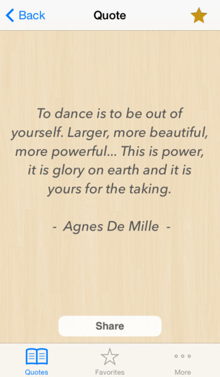 Dancing Quotes - Inspirational thoughts from great artists for the classical dancer and modern dance
