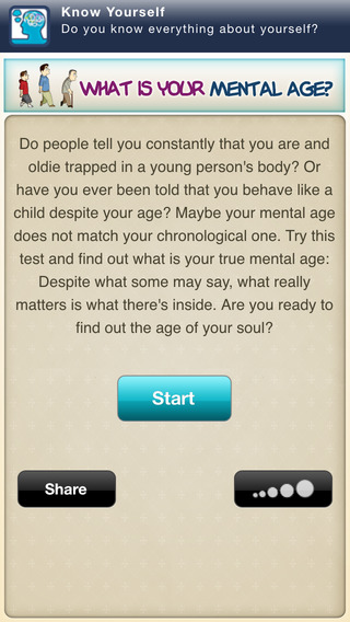 What is your mental age : discover how old your mind is