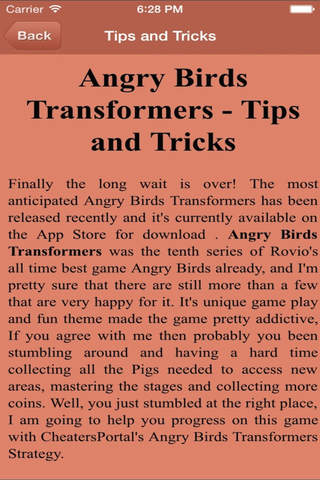 Guide for Angry Birds Transformers - All Level Video,Walkthrough Guide screenshot 3