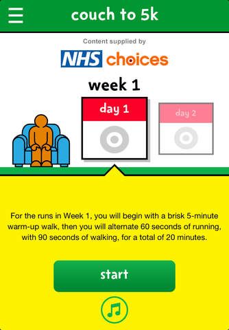 Change4Life Couch to 5k screenshot 2