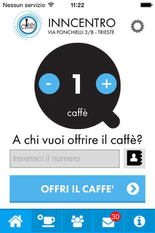 InnCentro - Tessera caffè screenshot 3