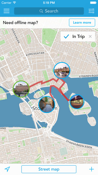 Scandinavia Trip Planner Travel Guide Offline City Map for Oslo Stockholm Helsinki Copenhagen or Rey