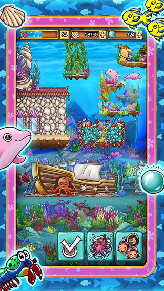 【免費遊戲App】Aquarium Island: Build kingdoms of happy ocean life animal-APP點子