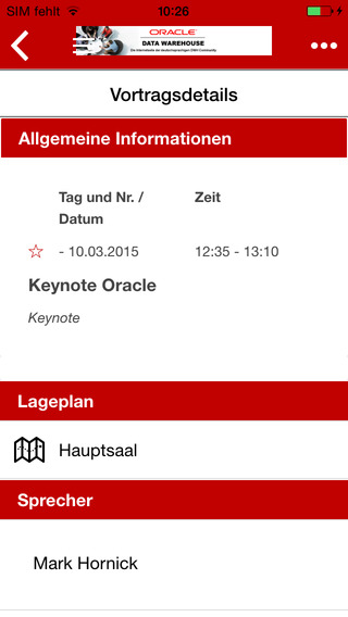 【免費教育App】Oracle Datawarehouse Konferenz Guide-APP點子