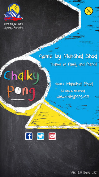 【免費遊戲App】Chalky Pong-APP點子