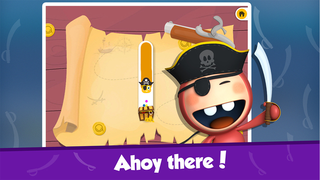 【免費教育App】Icky the Pirate - Treasure Trace! Learn Fundametal Writing - Lesson 1 of 3-APP點子