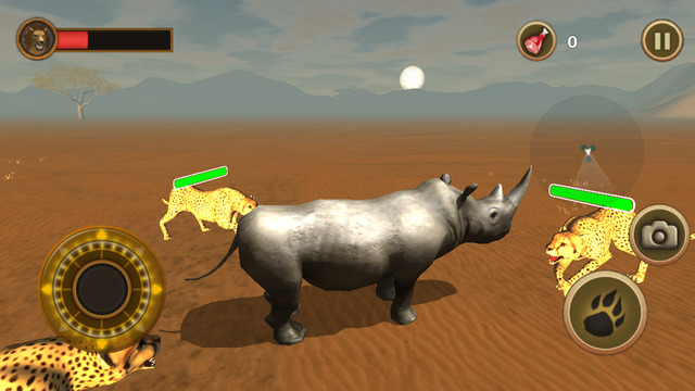 【免費遊戲App】Rhino Survival Simulator-APP點子