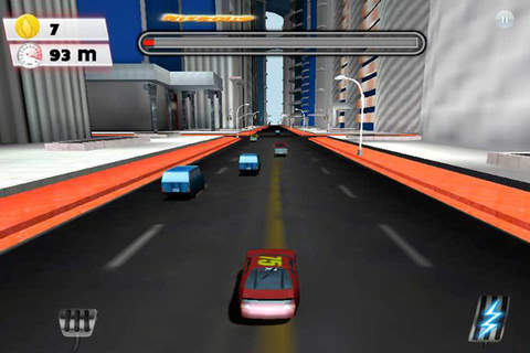 3D Highway Racer - Extreme Car Racing on City Road screenshot 3