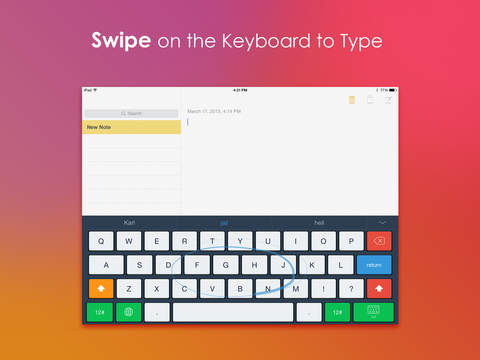 【免費工具App】iKeyboard for iOS 8 - Cool Fonts Keyboard with Emoji and Color Background Theme for iPhone-APP點子