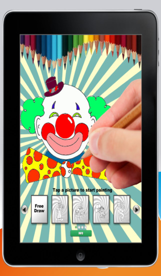 【免費遊戲App】Coloring Book Clown-APP點子