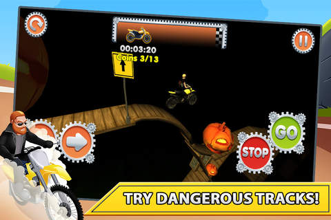 Moto Racing 3D Deluxe - Crazy Bike Race screenshot 3