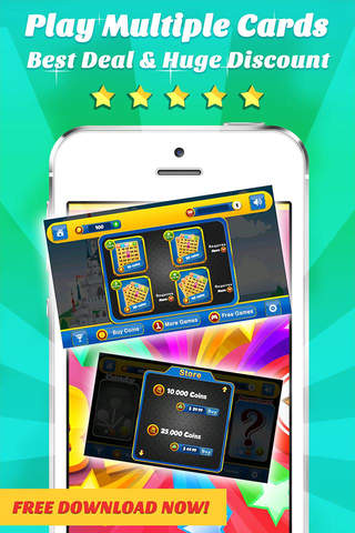 BINGO LOTTO POP - Play Online Casino and Gambling Card Game for FREE ! screenshot 3
