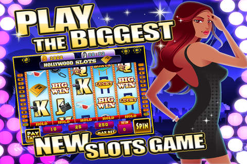 *777* Slots - Aces Hollywood Casino Slot Machine Games HD screenshot 2