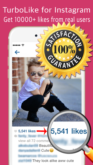 Turbo Like Pro for Instagram - get more free real likes on photos and videos to boost followers and 
