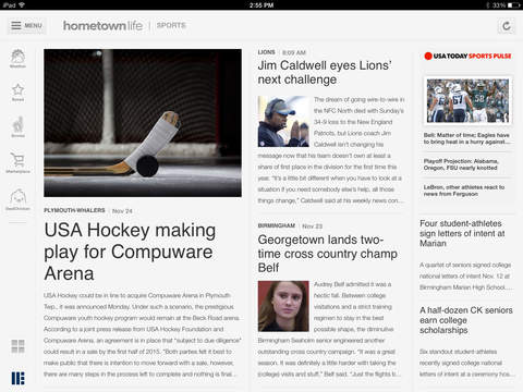 O E Media hometownlife for iPad