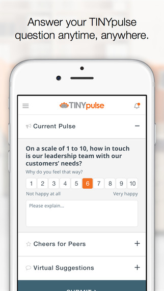 【免費生產應用App】TINYpulse: Cheers for Peers Employee Recognition Tool-APP點子