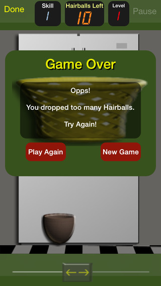 【免費遊戲App】Hairball Drop-APP點子