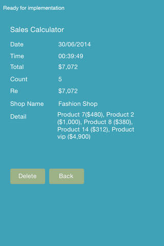 Calculate Sales screenshot 4