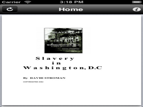 【免費教育App】Slavery in Washington DC-APP點子