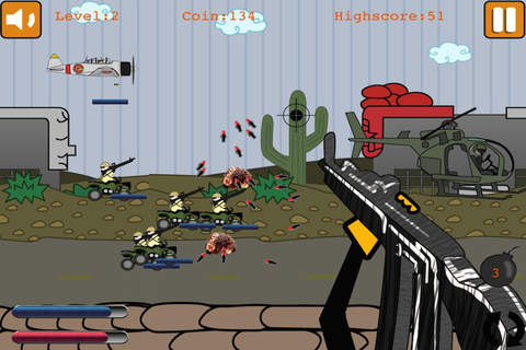 Angry Sketchman Army Paper Wars Fun Sketch Action Game HD FREE screenshot 2