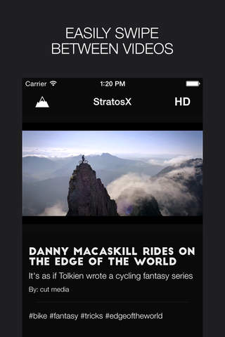 StratosX - Best Videos Outdoors Travel Extreme Sports screenshot 2