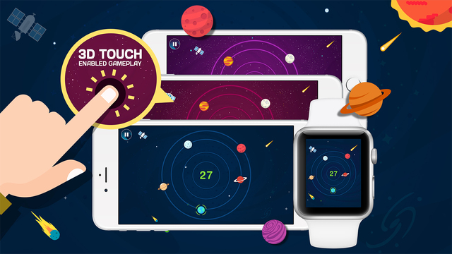 Orbits - 3D Touch and Apple Watch Game