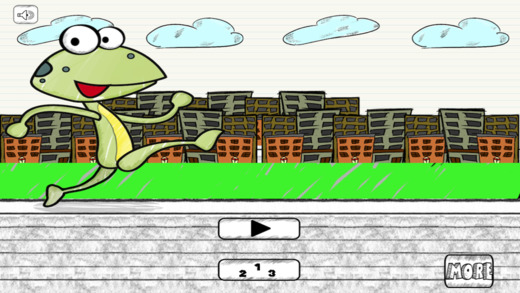 Kermit the Doodle Frog Runner - A Pond Hopping Strategy Game FREE