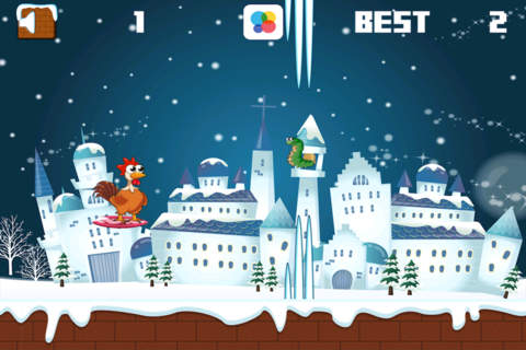 Bird On A Snowboard - Big Air Ollies Flapper Craze! screenshot 4