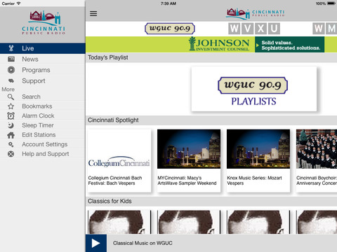 【免費音樂App】WGUC Public Radio App-APP點子