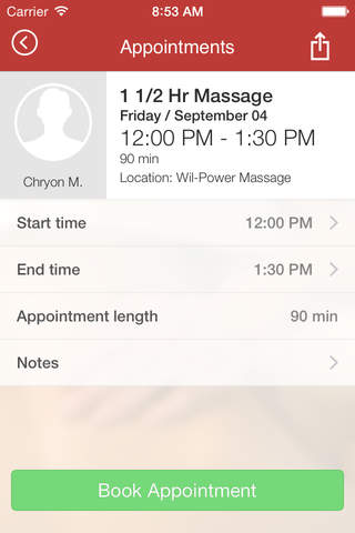 Wil-Power Massage screenshot 4