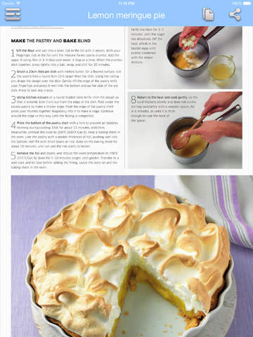 Cooking Step by Step Cookbook - Main Dishes & Desserts for iPad screenshot 3